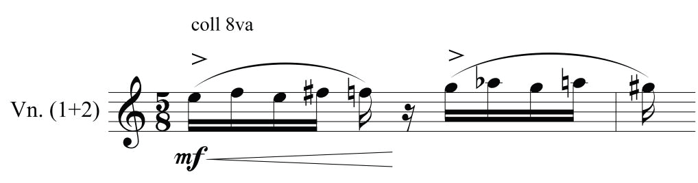 דוגמה 8 א: קשתות קיץ, כינורות, תיבה 26